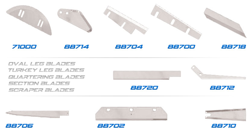 Specialty Blades for Poultry Processing